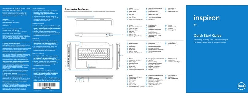 Dell Inspiron 15 quick start guide