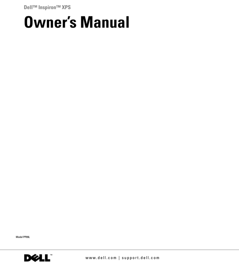 Dell Inspiron XPS User manual