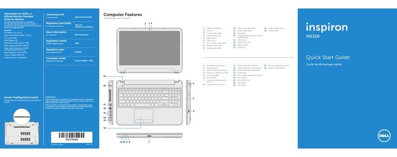 Dell Inspiron M531R User manual