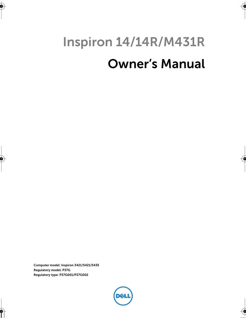 Dell Inspiron M431R owner's manual