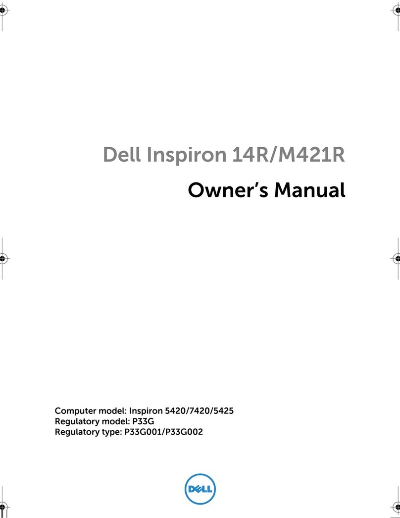 Dell Inspiron M421R User manual
