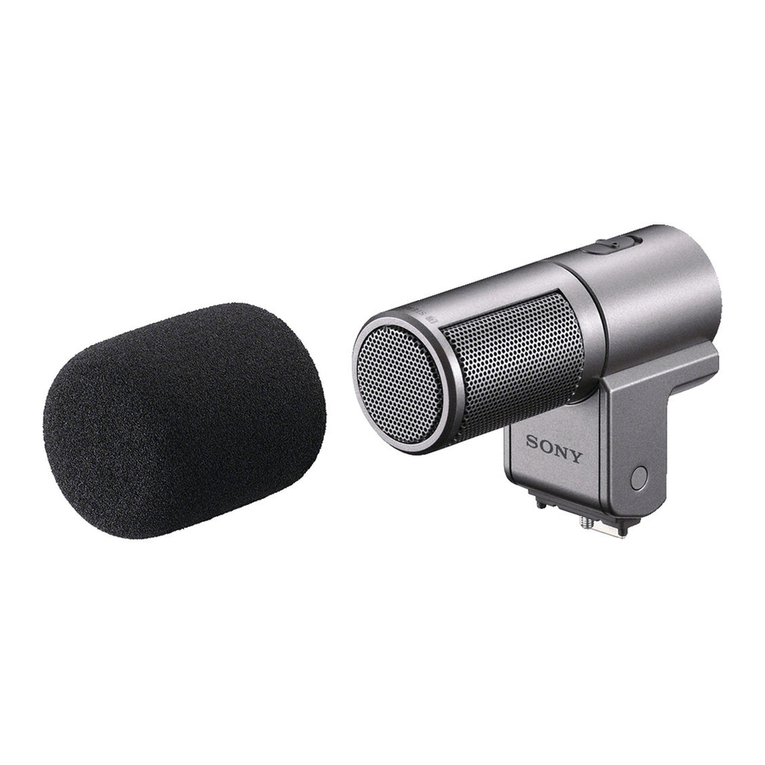 Sony ECM-SST1 User manual