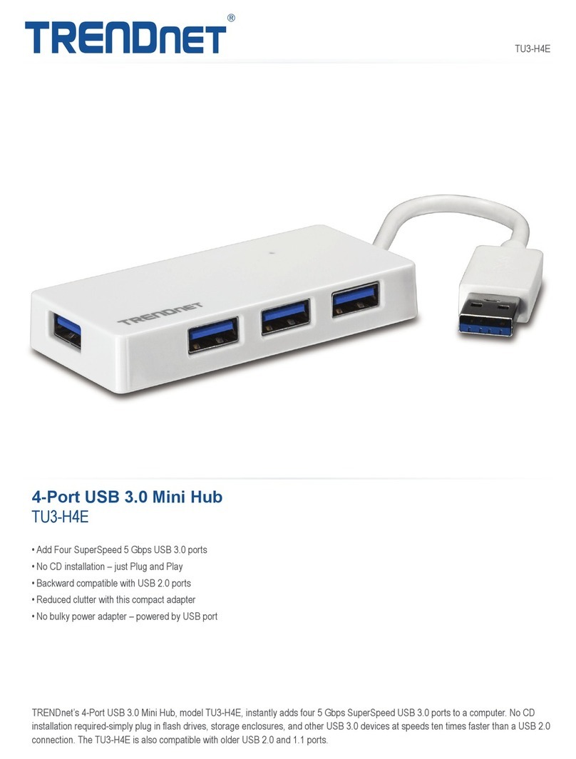 TRENDnet TU3-H4E User manual