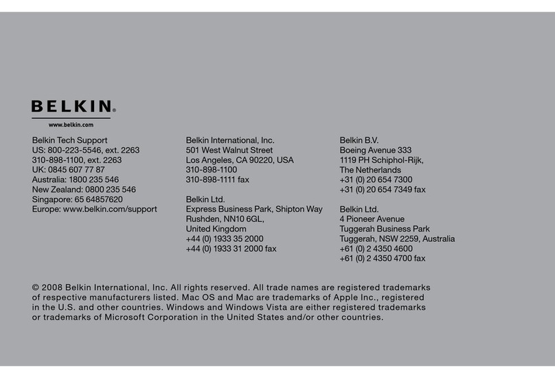 Belkin F4U003-WHT - Universal Media Reader Card user guide