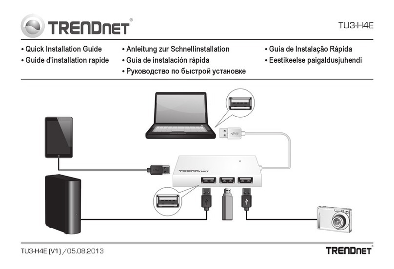 TRENDnet TU3-H4E User manual