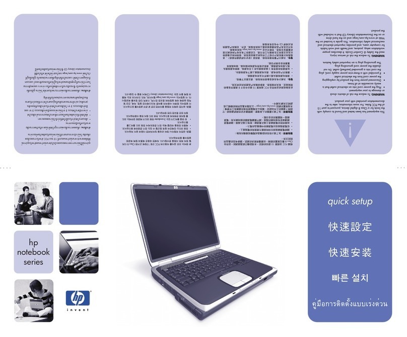 HP Pavilion ze5400 - Notebook PC Specification sheet