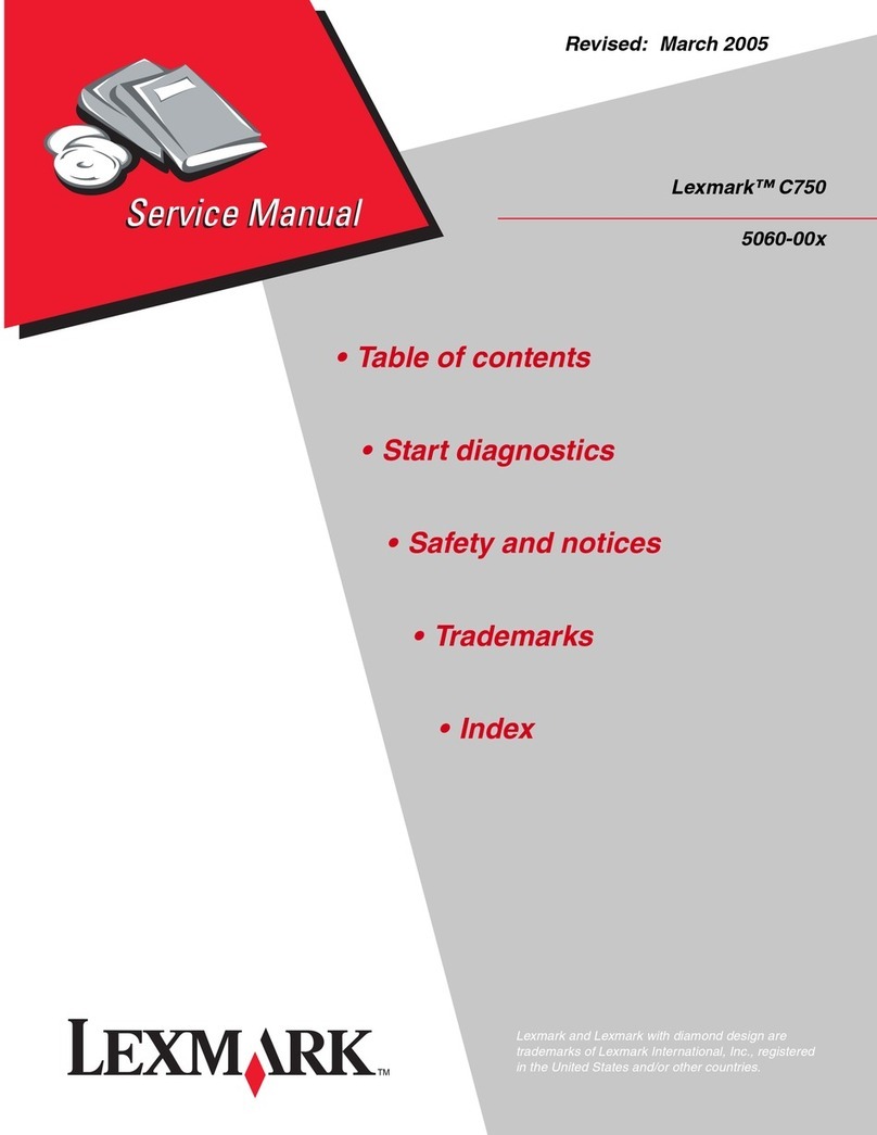 Lexmark 13P0195 - C 750dn Color Laser Printer User manual