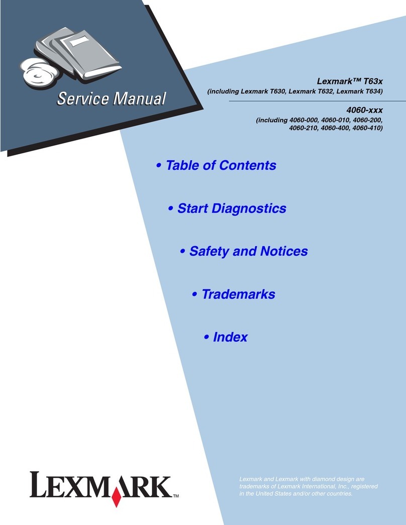 Lexmark 10G1664 - T 634dtnf B/W Laser Printer User manual