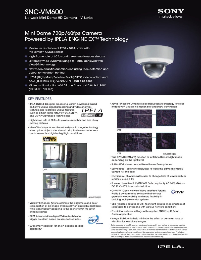 Sony SNC-VM600 User manual