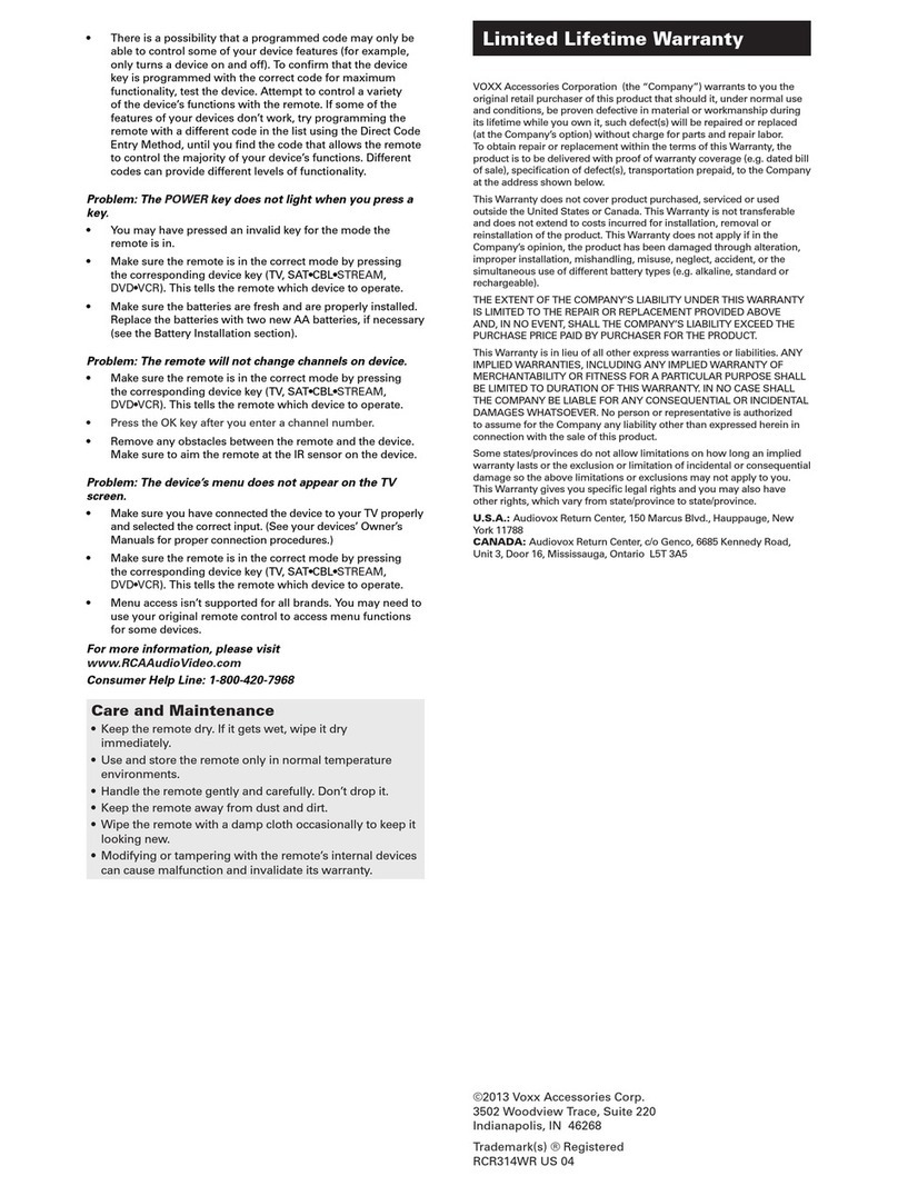 RCA RCR314WR Manual del propietario