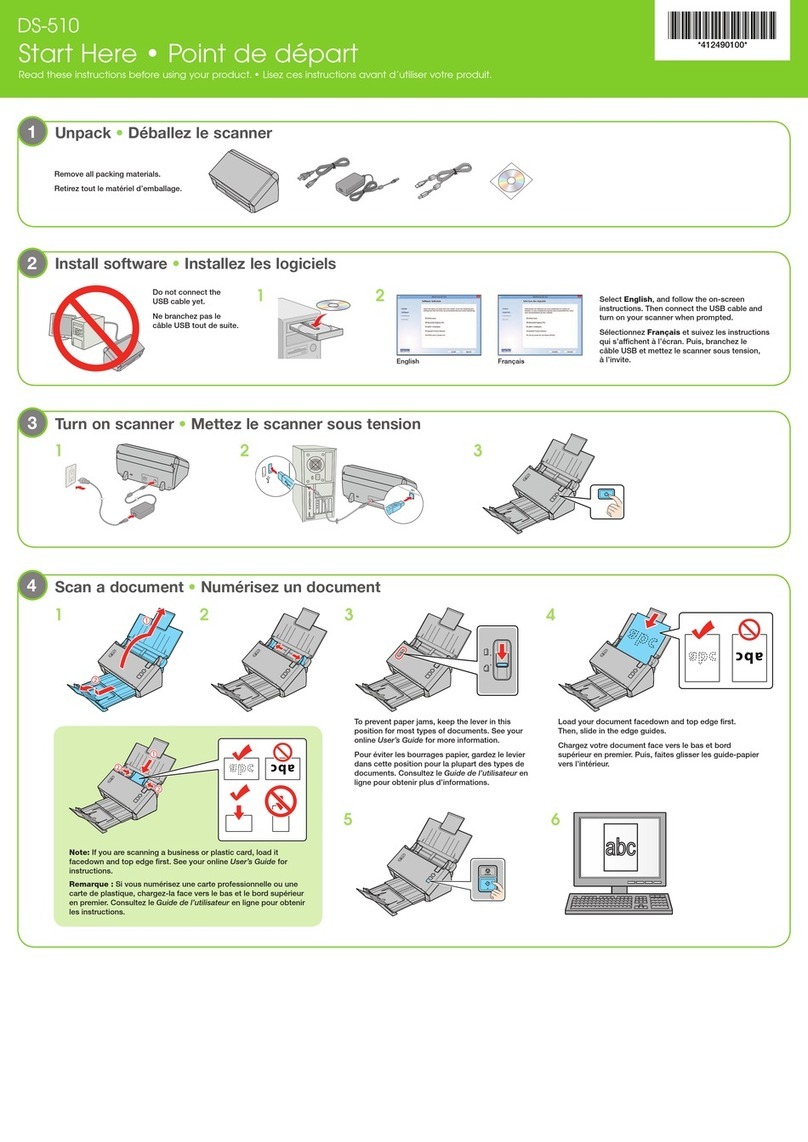 Epson DS-510 Instruction Manual