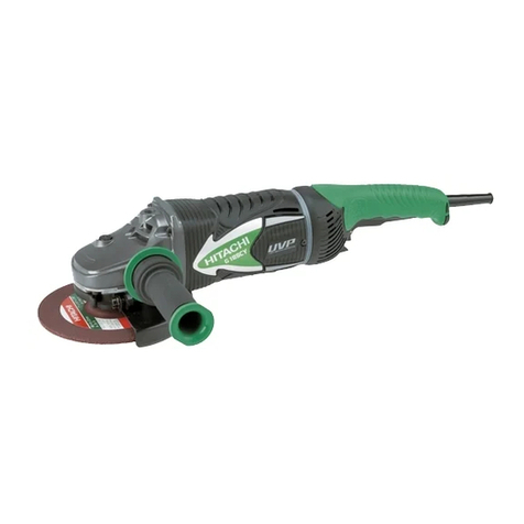 Hitachi G18SCY - Power Tools User Vibration Protection... parts list