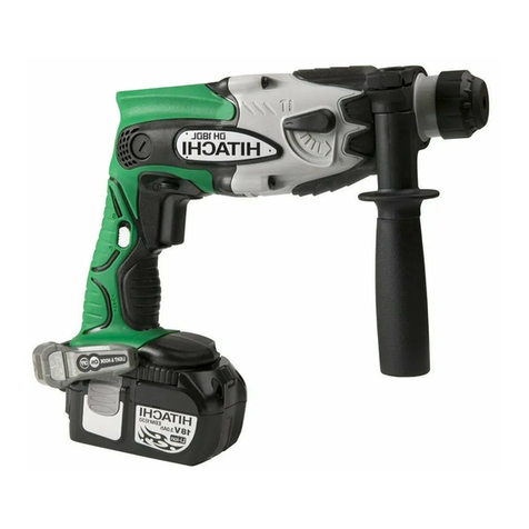 Hitachi DH18DL - 18V 3.0Ah Lithium Ion SDS parts list
