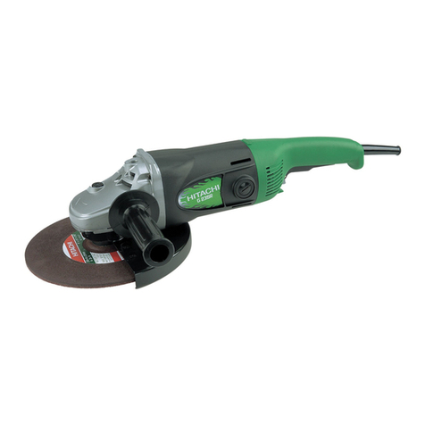 Hitachi G23SR - 9" Angle Grinder parts list