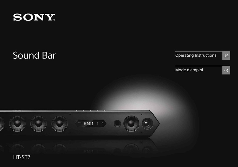Sony HT-ST7 operating instructions
