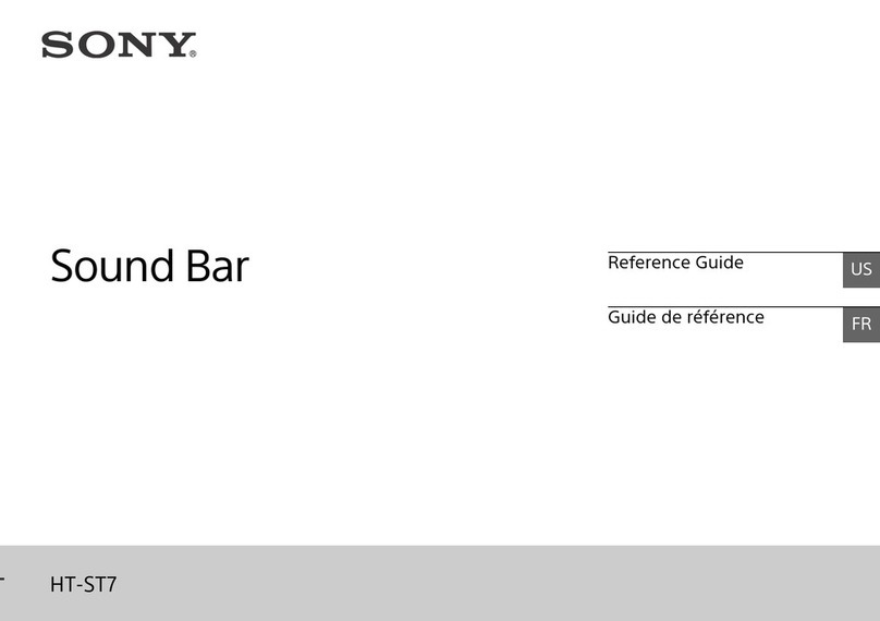 Sony HT-ST7 User manual Sony HT-ST7 User manual