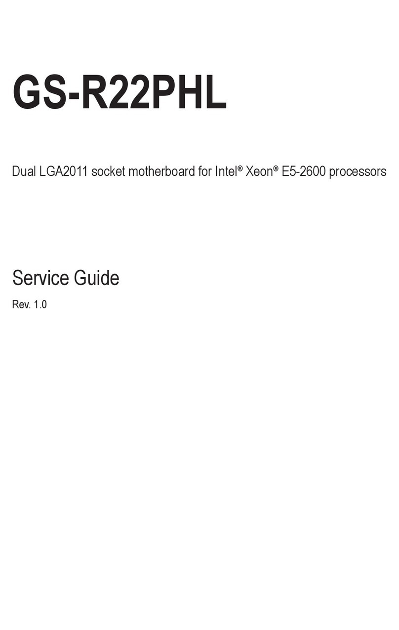 Gigabyte GS-R22PHL Service guide