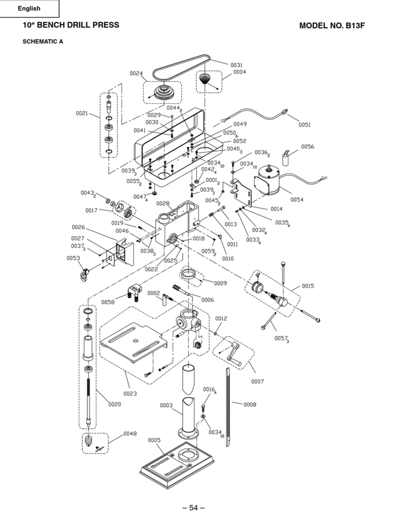 Hitachi B13F parts list