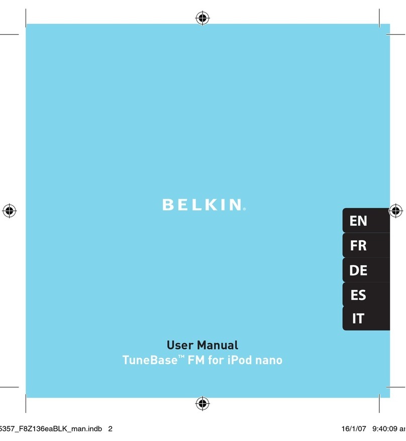Belkin F8Z136-BLK User manual