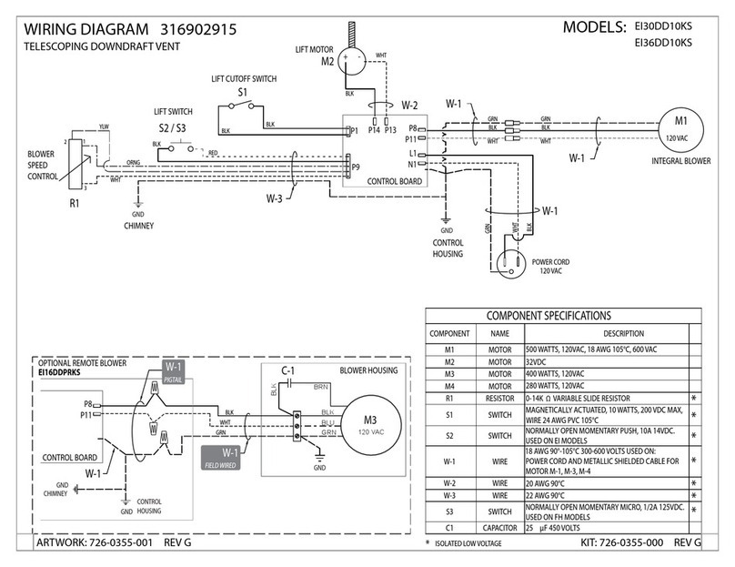 Electrolux EI16DDPRKS Wiring diagram