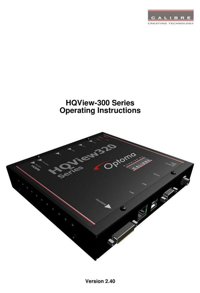 Optoma HQView320 User manual