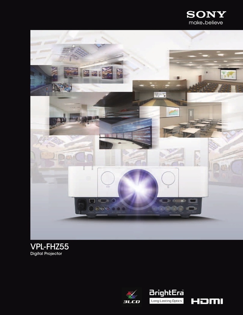Sony VPL-FHZ55 User manual