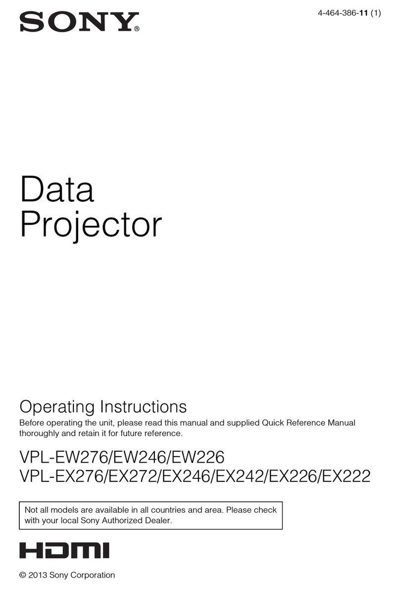 Sony VPL-EW246 User manual