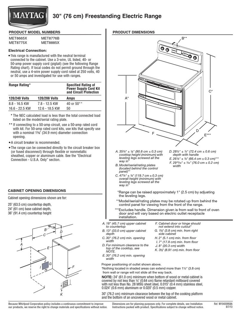 Maytag Gemini MET8665X Parts list manual