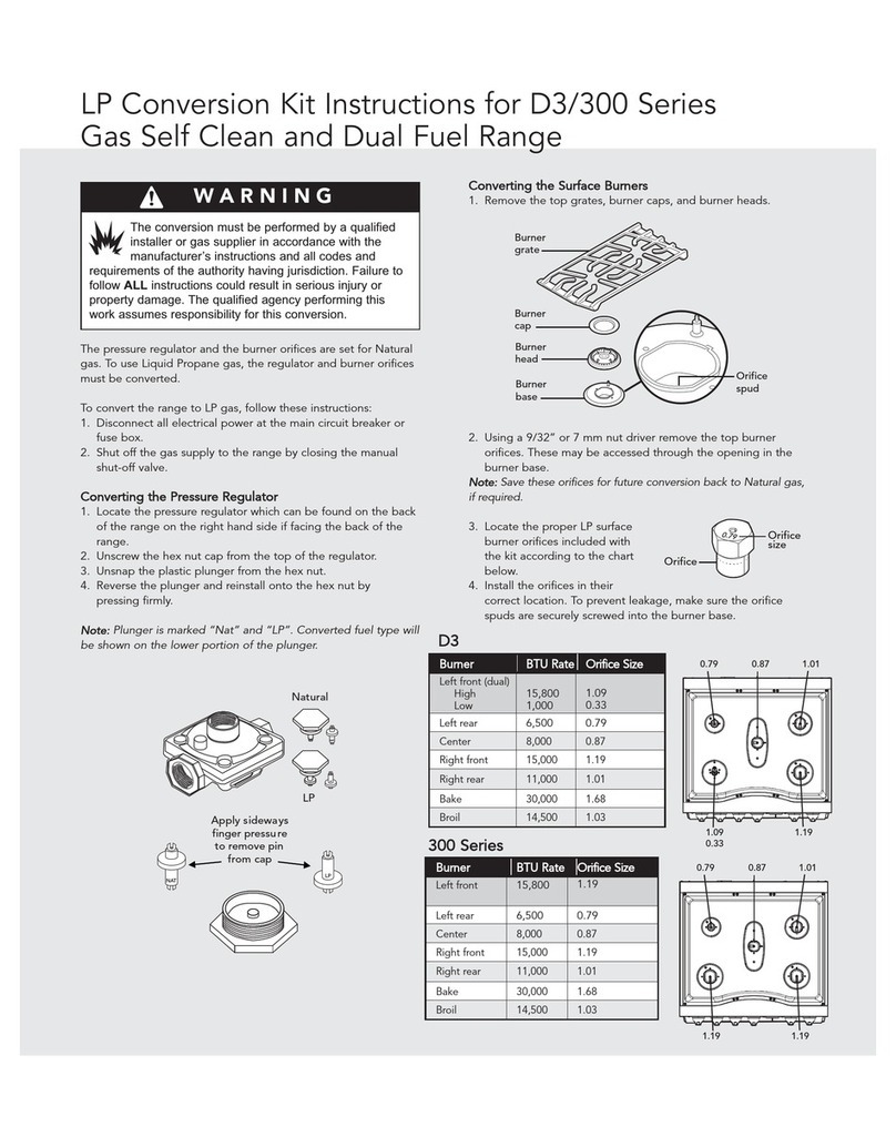 Viking RVDR330 User manual