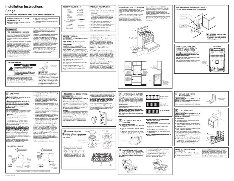 GE JGBS64REFSS User manual