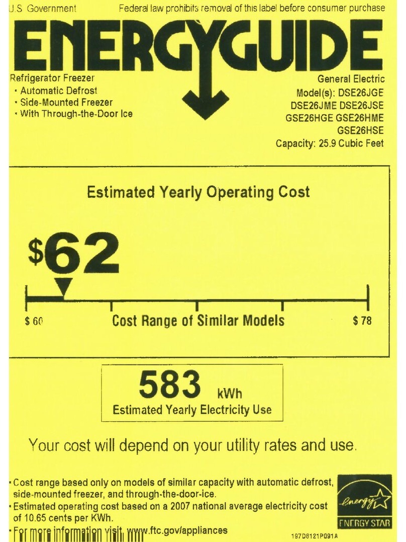 GE GSE26HSESS Assembly instructions