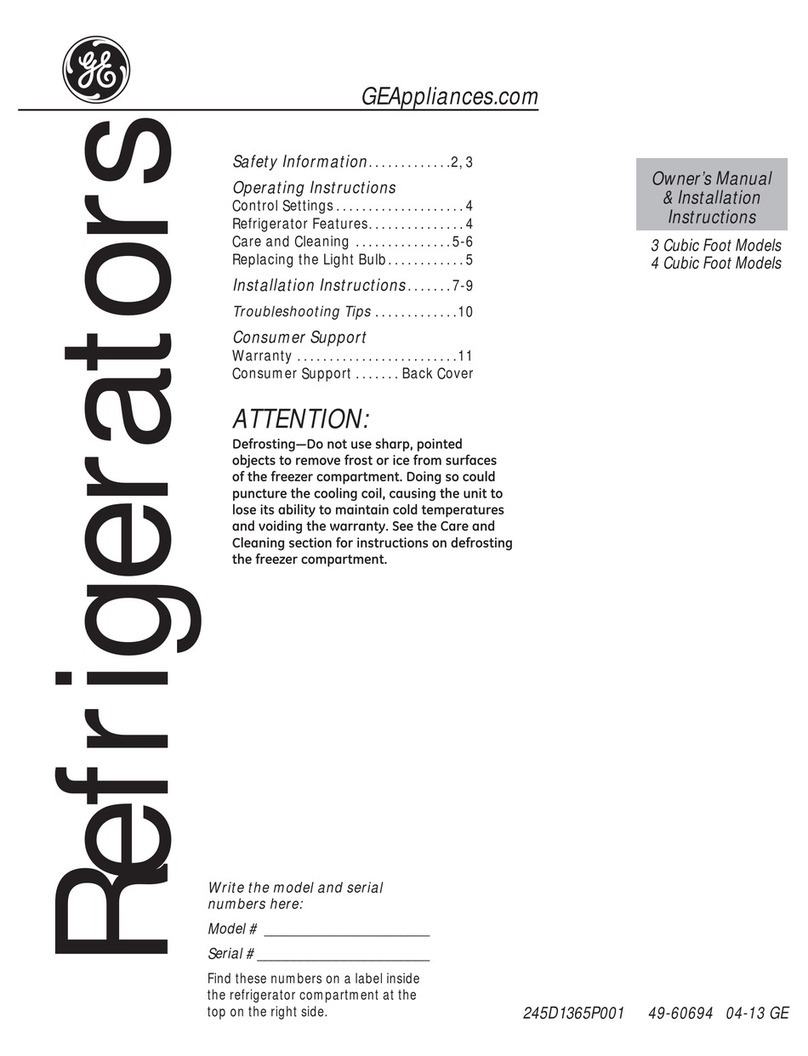 GE GML03GAEBS Service manual