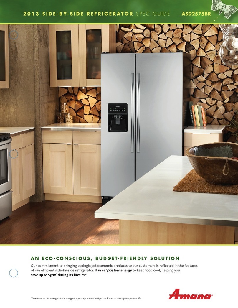 Amana ASD2575BR Specifications