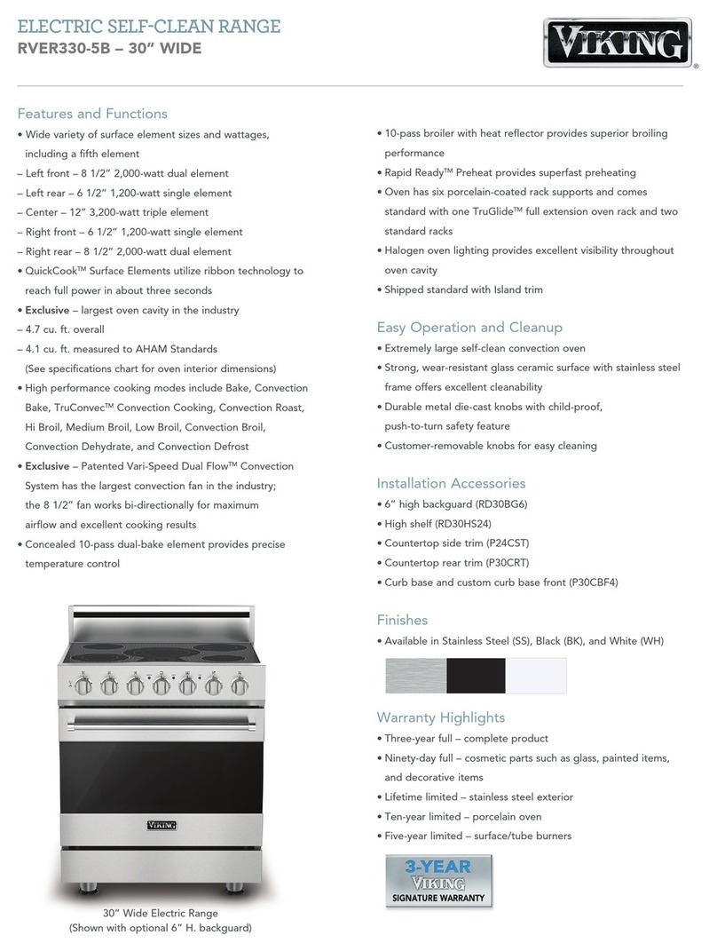Viking RVER330 Installation