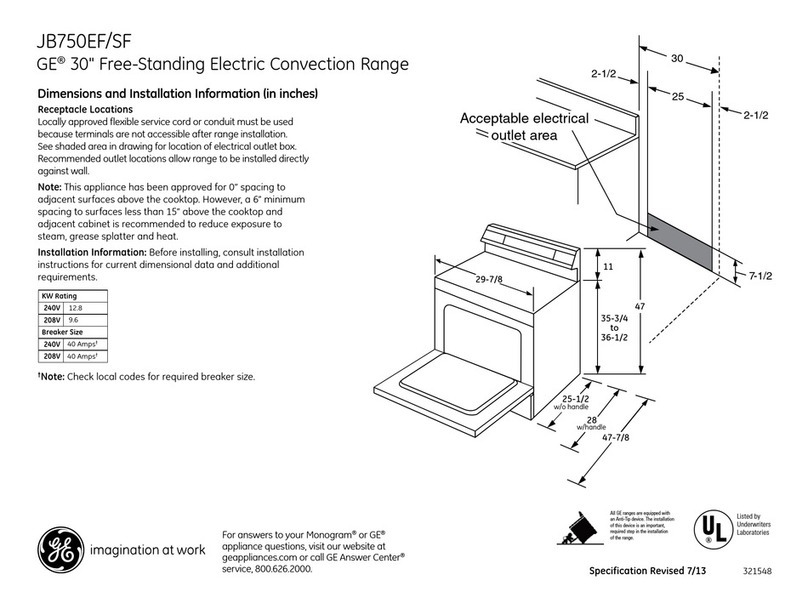 GE JB750SFSS Manual