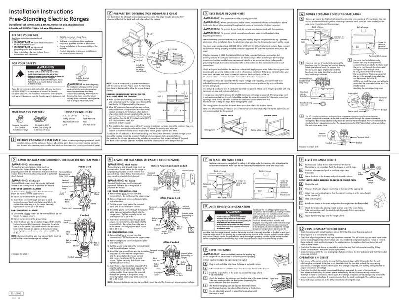 GE Artistry ABS45DFBS User manual