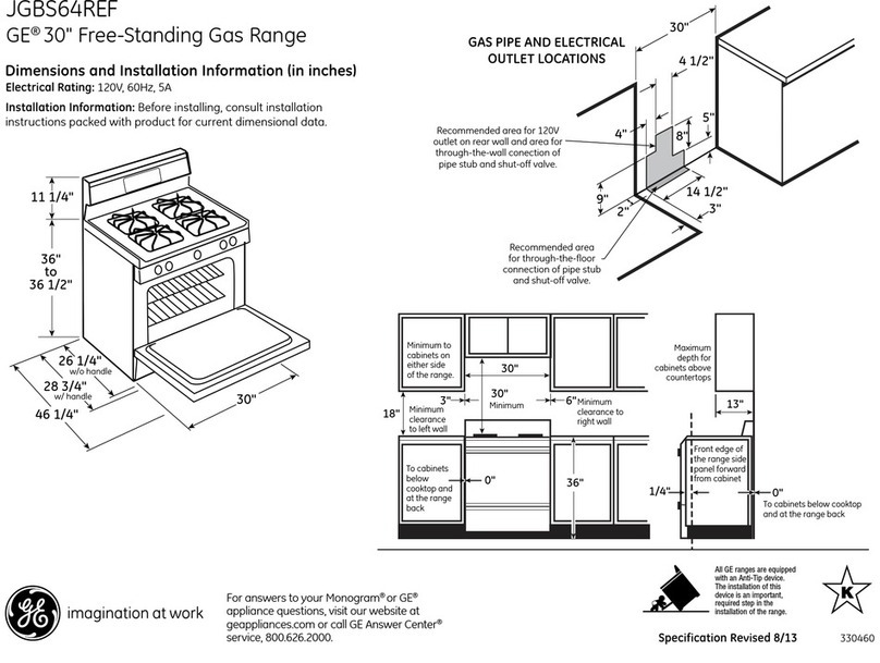 GE JGBS64REFSS Manual