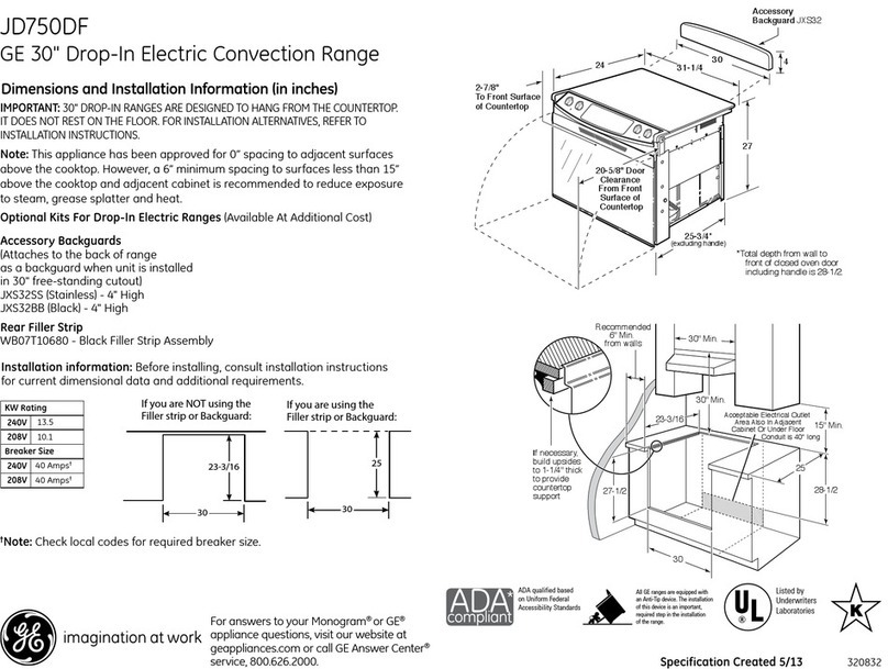 GE JD750SFSS Manual