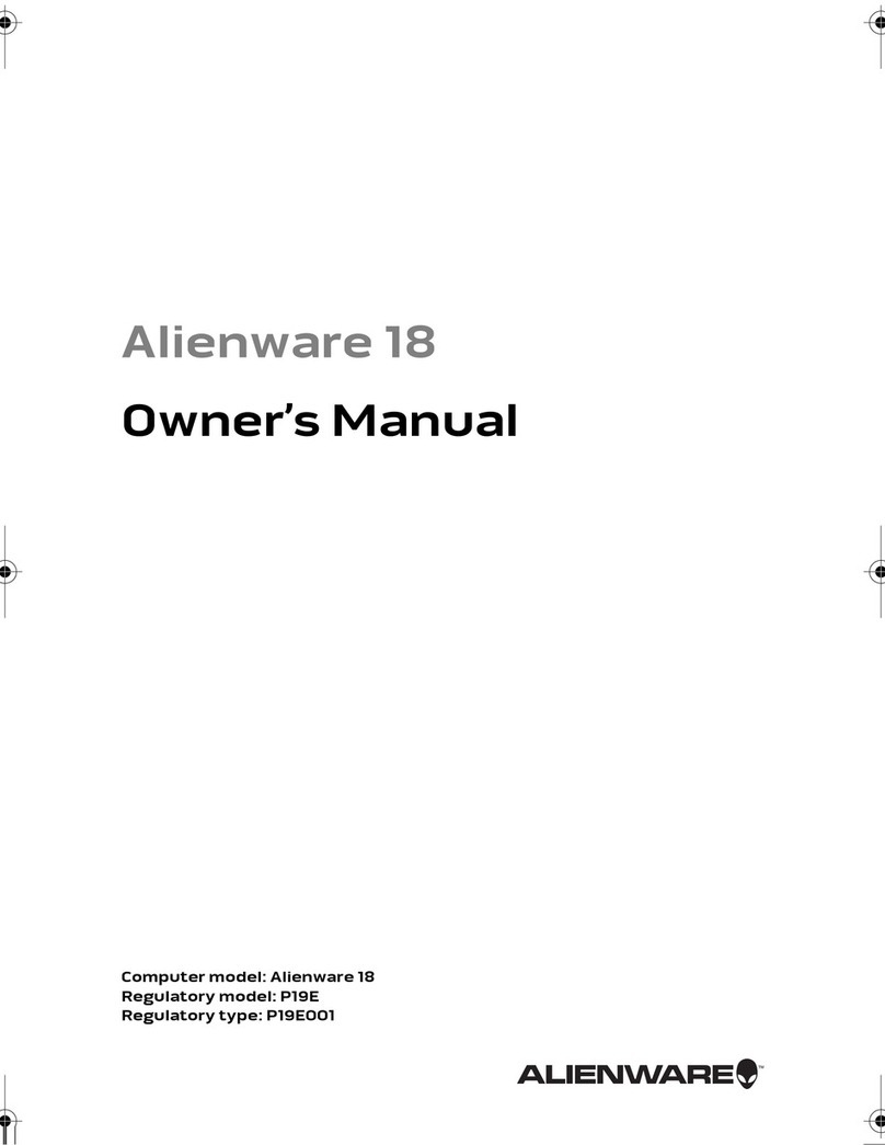 Dell Alienware 18 owner's manual
