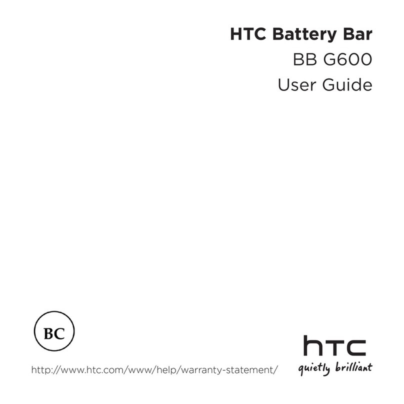 HTC Battery Bar User manual HTC Battery Bar User manual