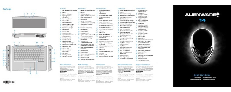 Dell Alienware 14 User manual
