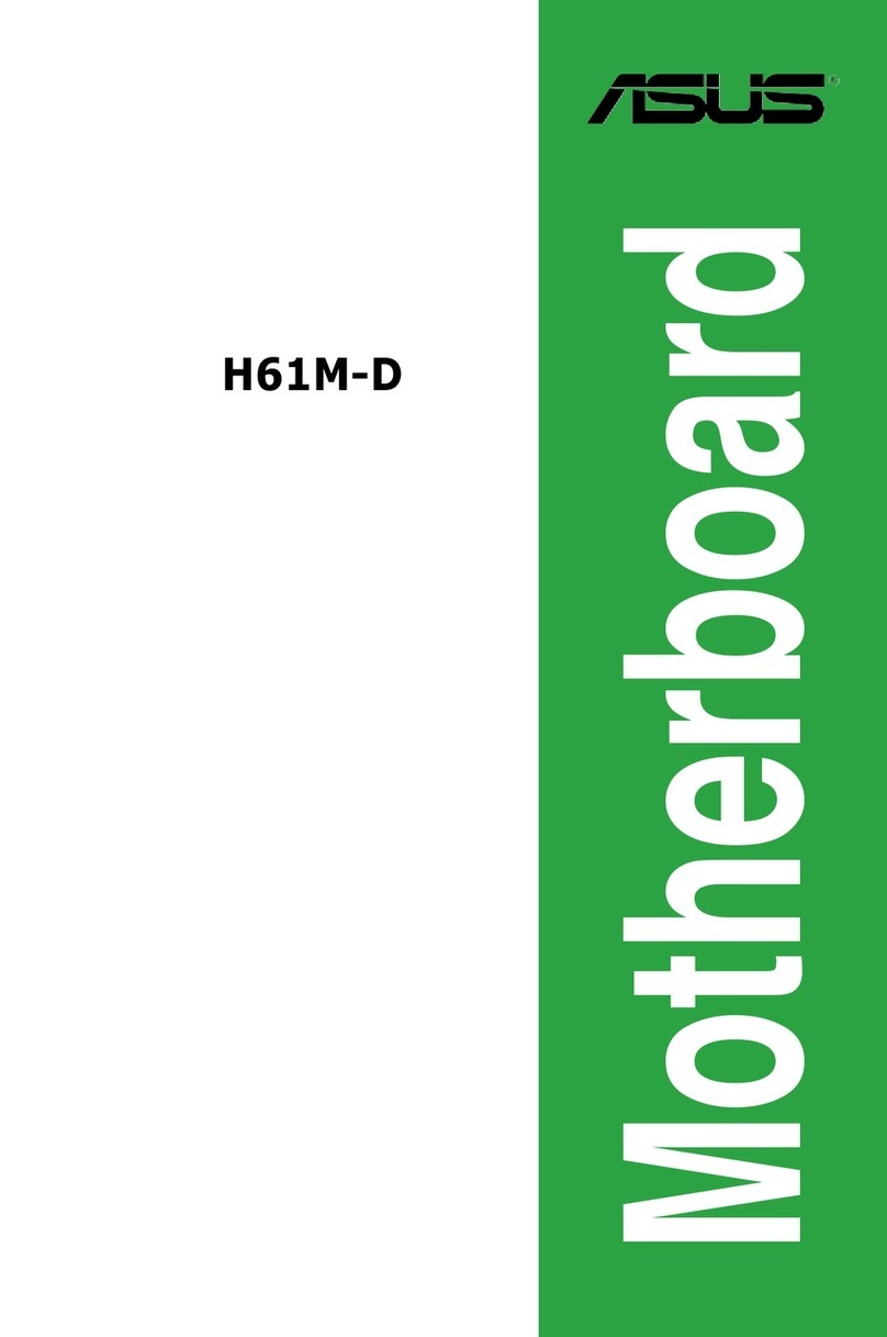 Asus H61M-D User manual