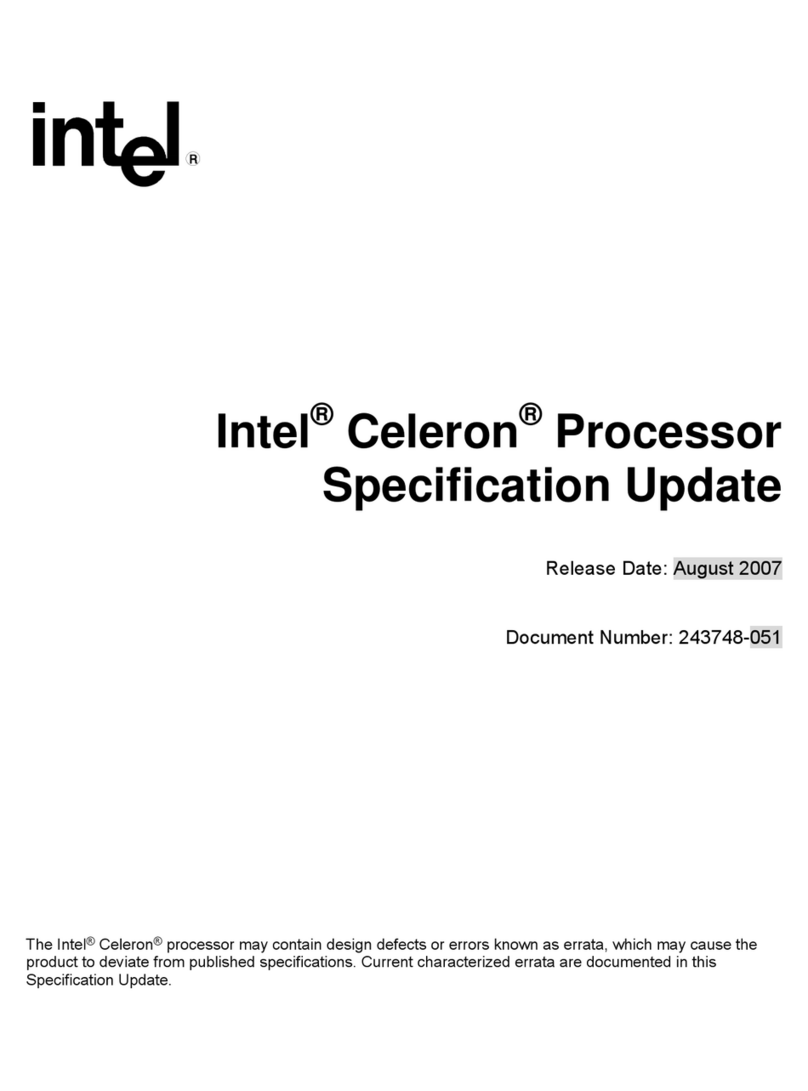 Intel SL3VS - Celeron 633 MHz Processor specification