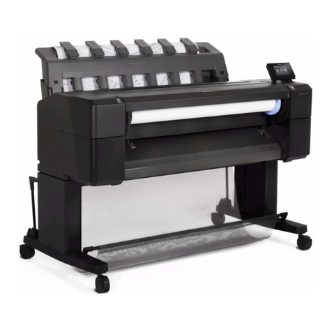 HP Designjet T1500 series User manual