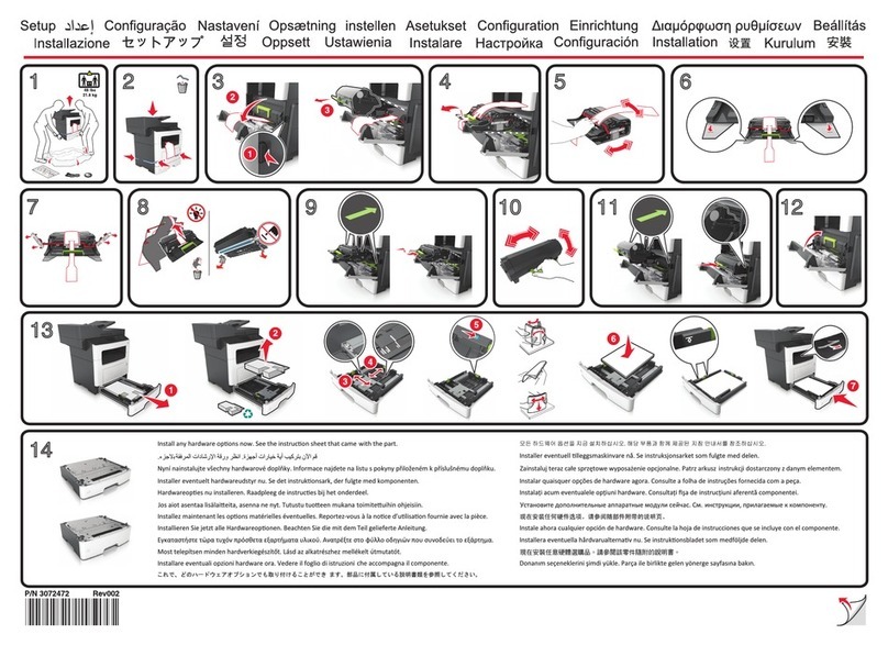 Lexmark MX510 Series Specification sheet