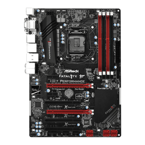 ASROCK Fatal1ty H87 Performance Series User manual