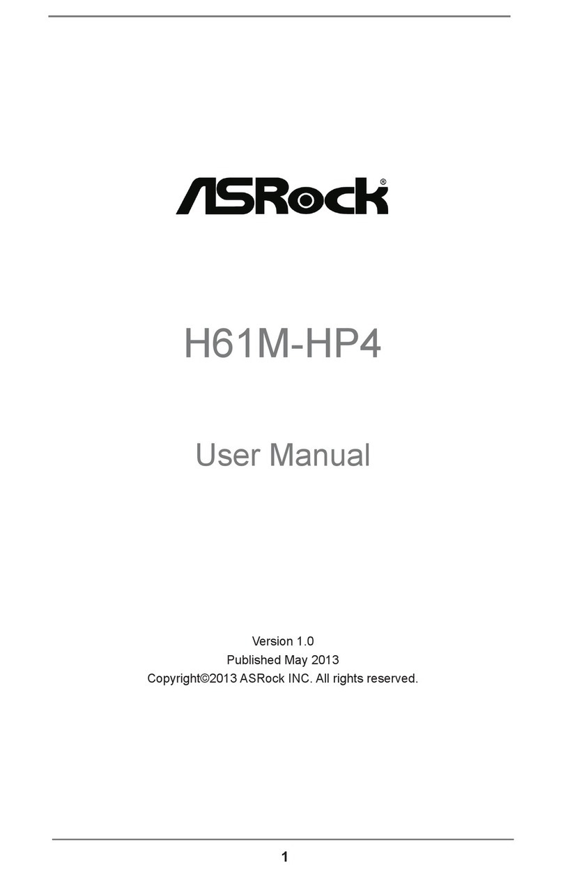 ASROCK H61M-HP4 User manual ASROCK H61M-HP4 User manual