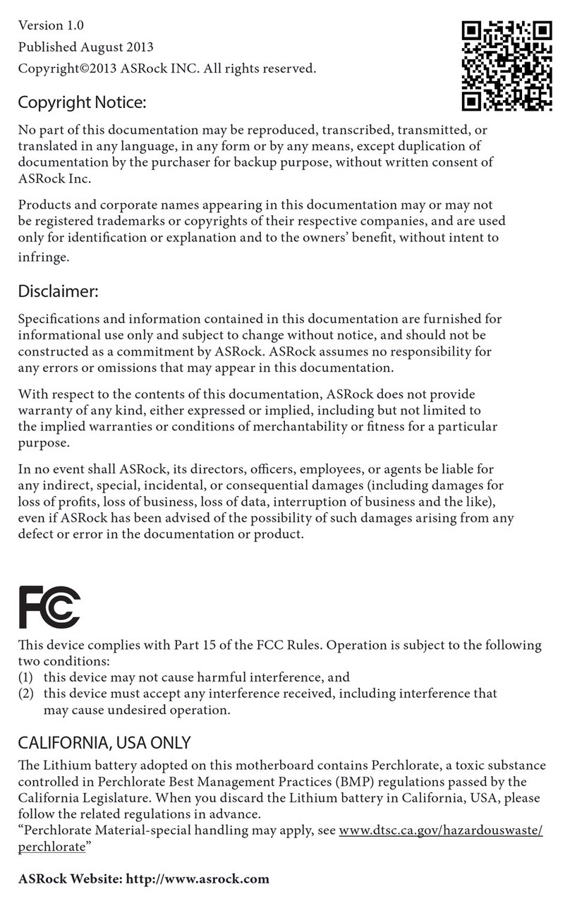 ASROCK H81M-DGS User manual