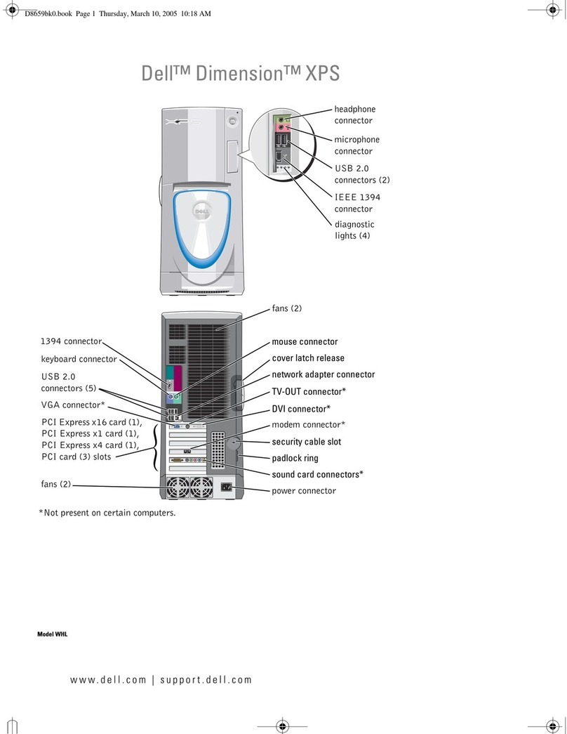 Dell XPS Gen 5 User manual
