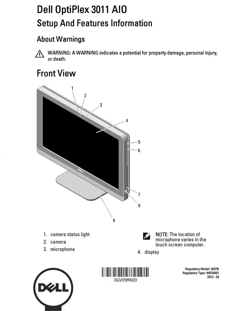 Dell OptiPlex 3011 AIO Setup & features